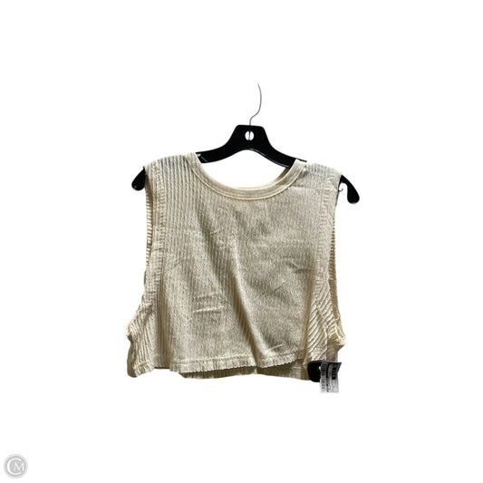 Top Sleeveless By Free People In Cream, Size: S