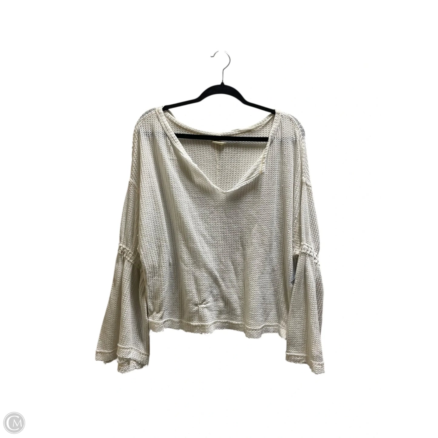 Top Long Sleeve By We The Free In White, Size: Xs
