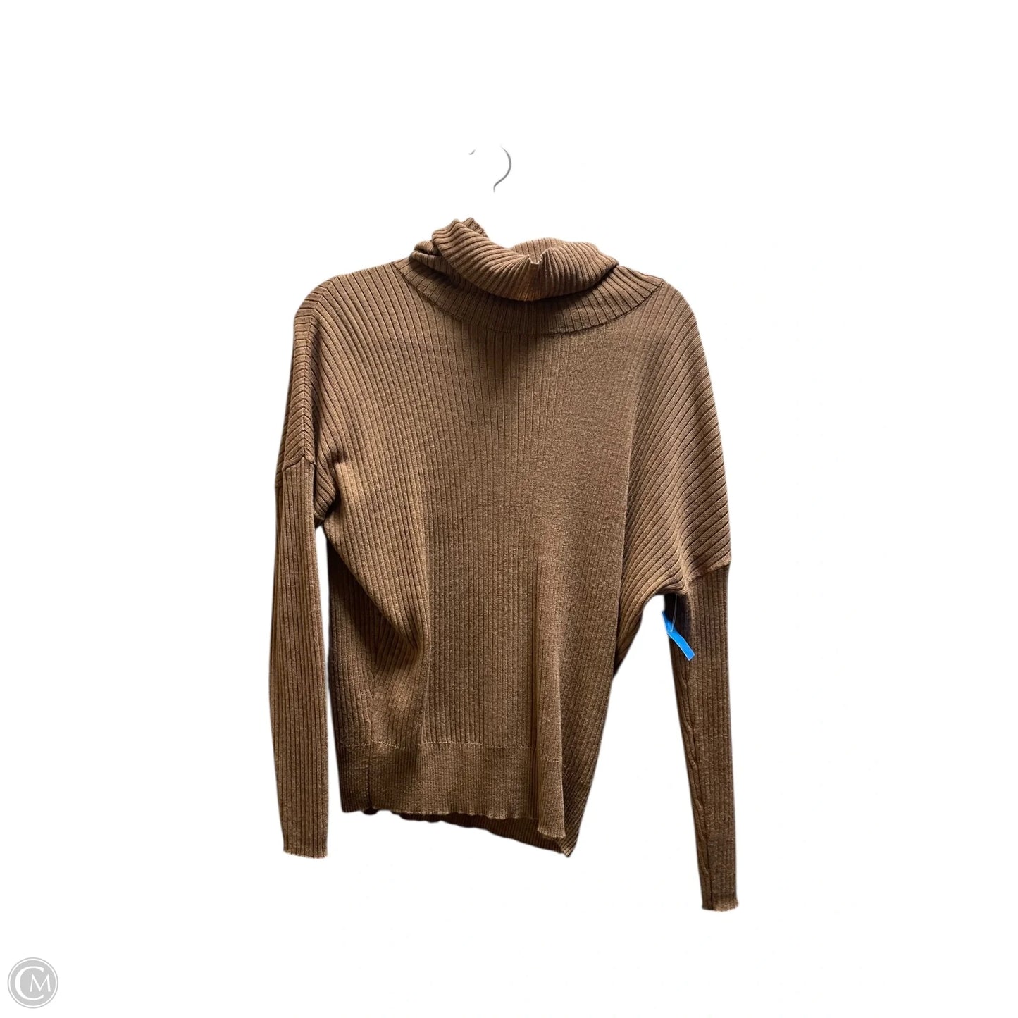 Top Long Sleeve By Maeve In Brown, Size: Xs
