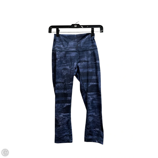 Athletic Leggings By Lululemon In Blue, Size: 4