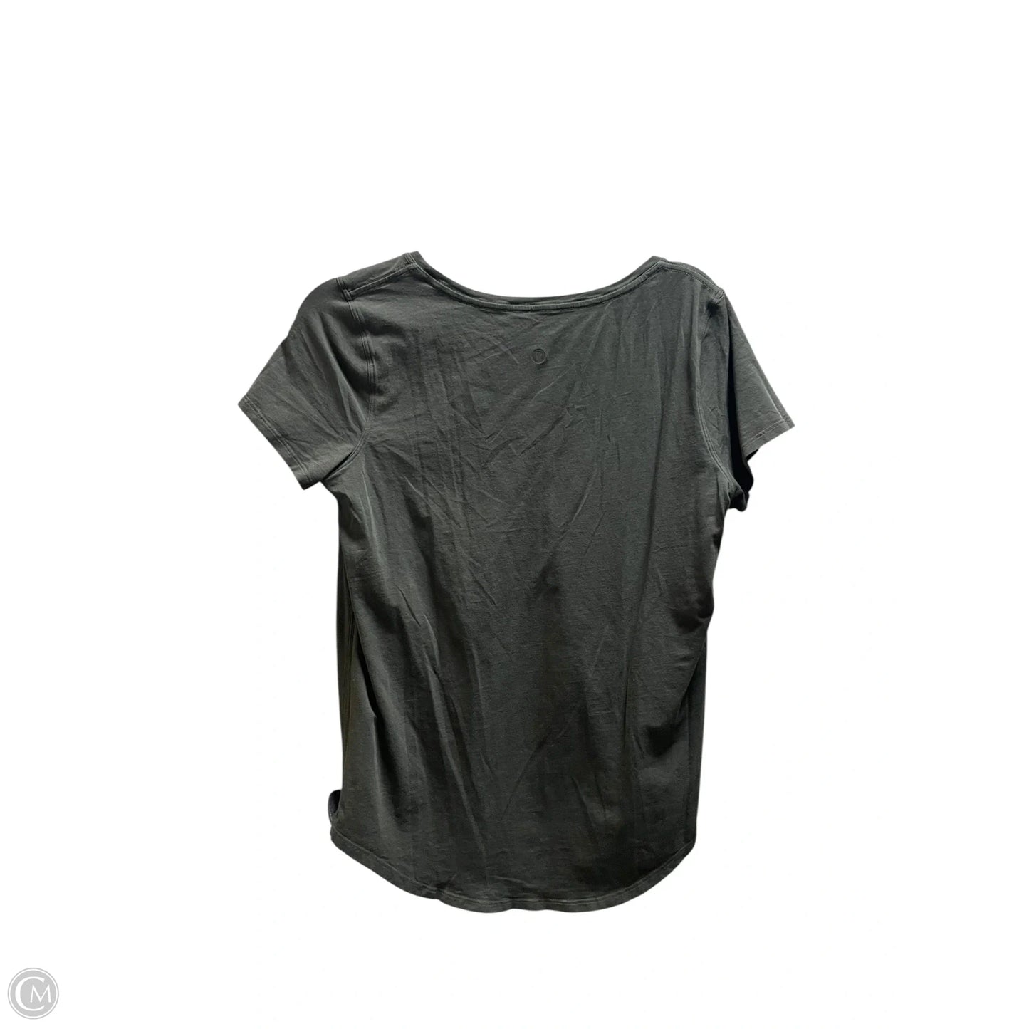 Athletic Top Short Sleeve By Lululemon In Green, Size: M