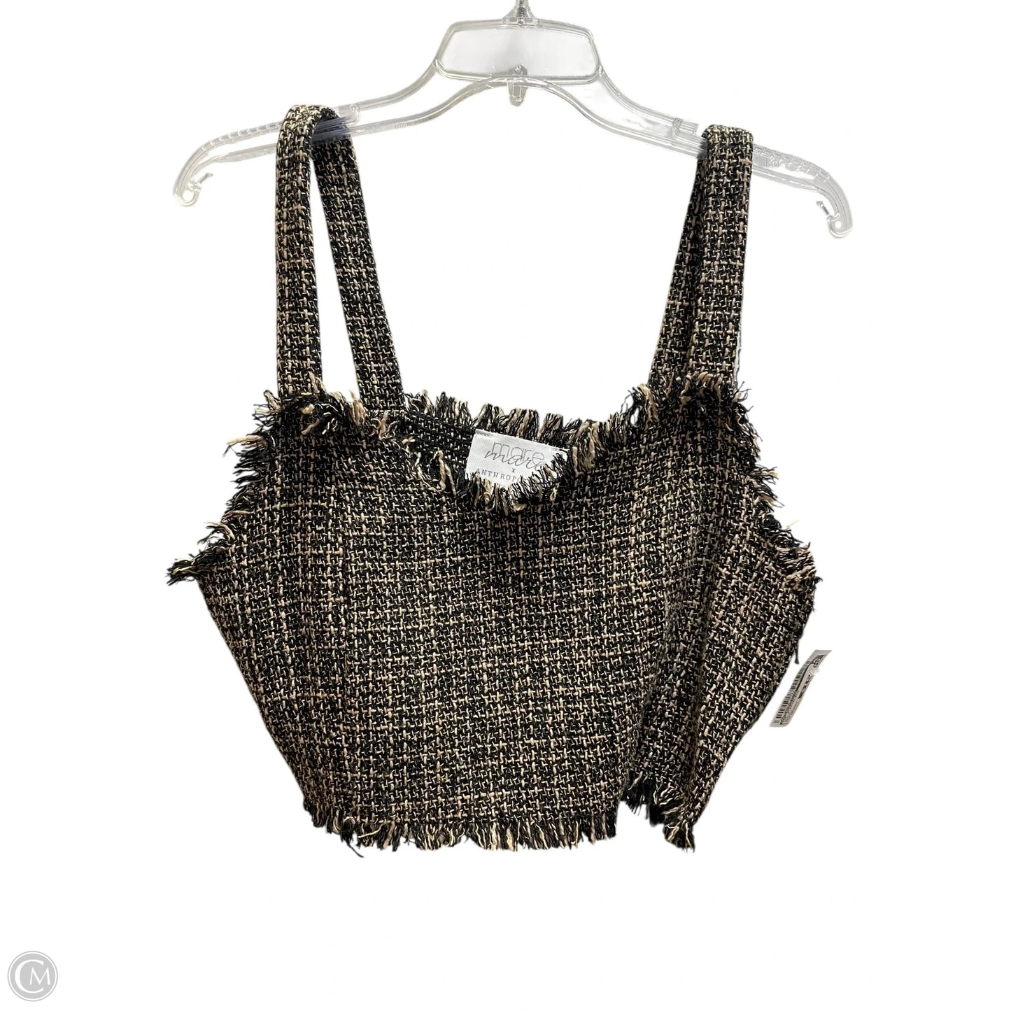 Top Sleeveless By Anthropologie In Black, Size: Medium