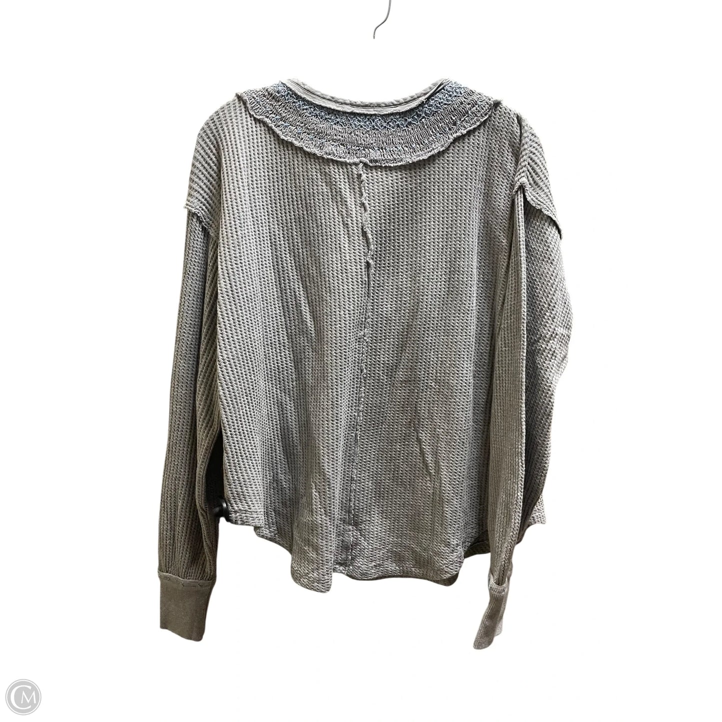 Top Long Sleeve By We The Free In Grey, Size: S