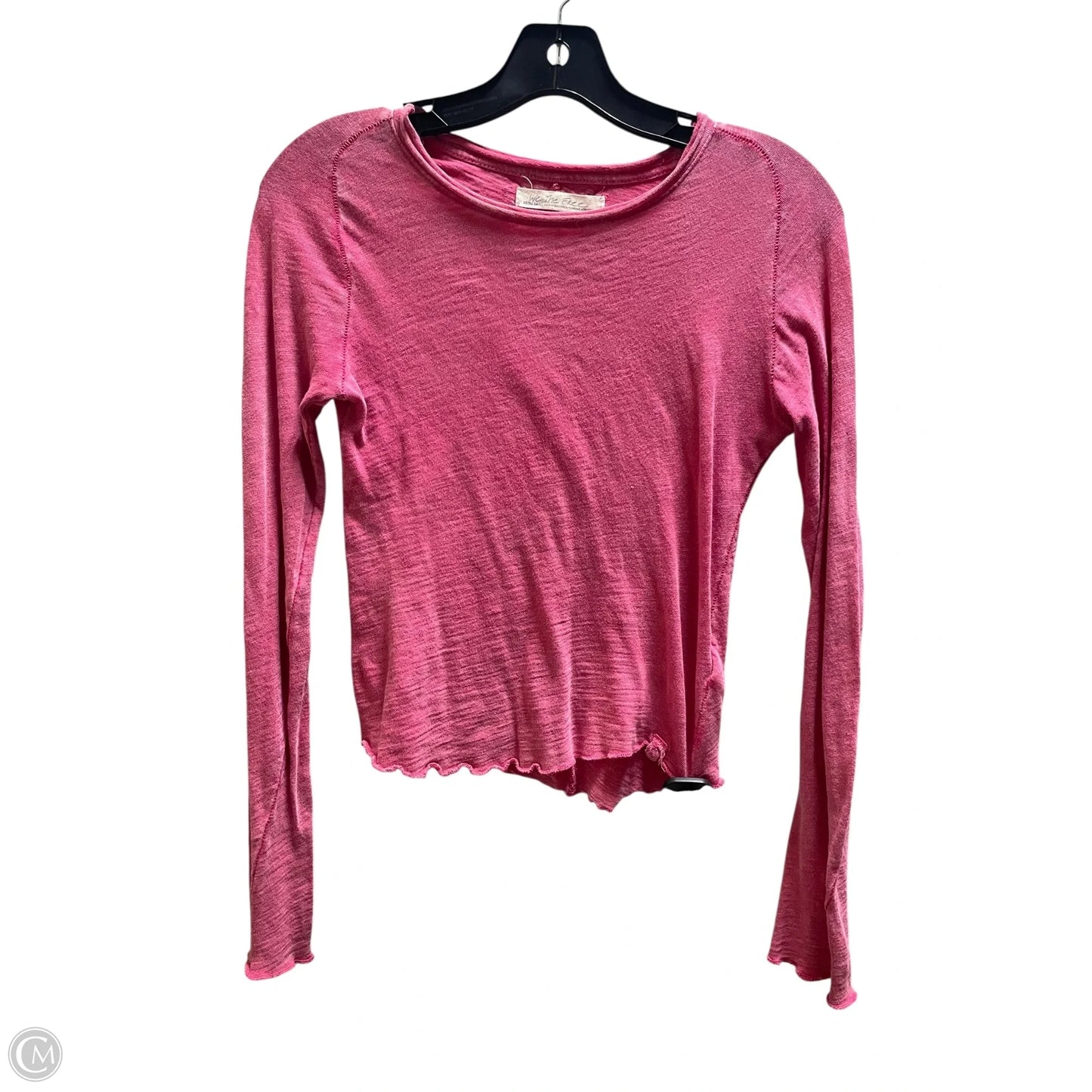 Top Long Sleeve By We The Free In Pink, Size: Xs