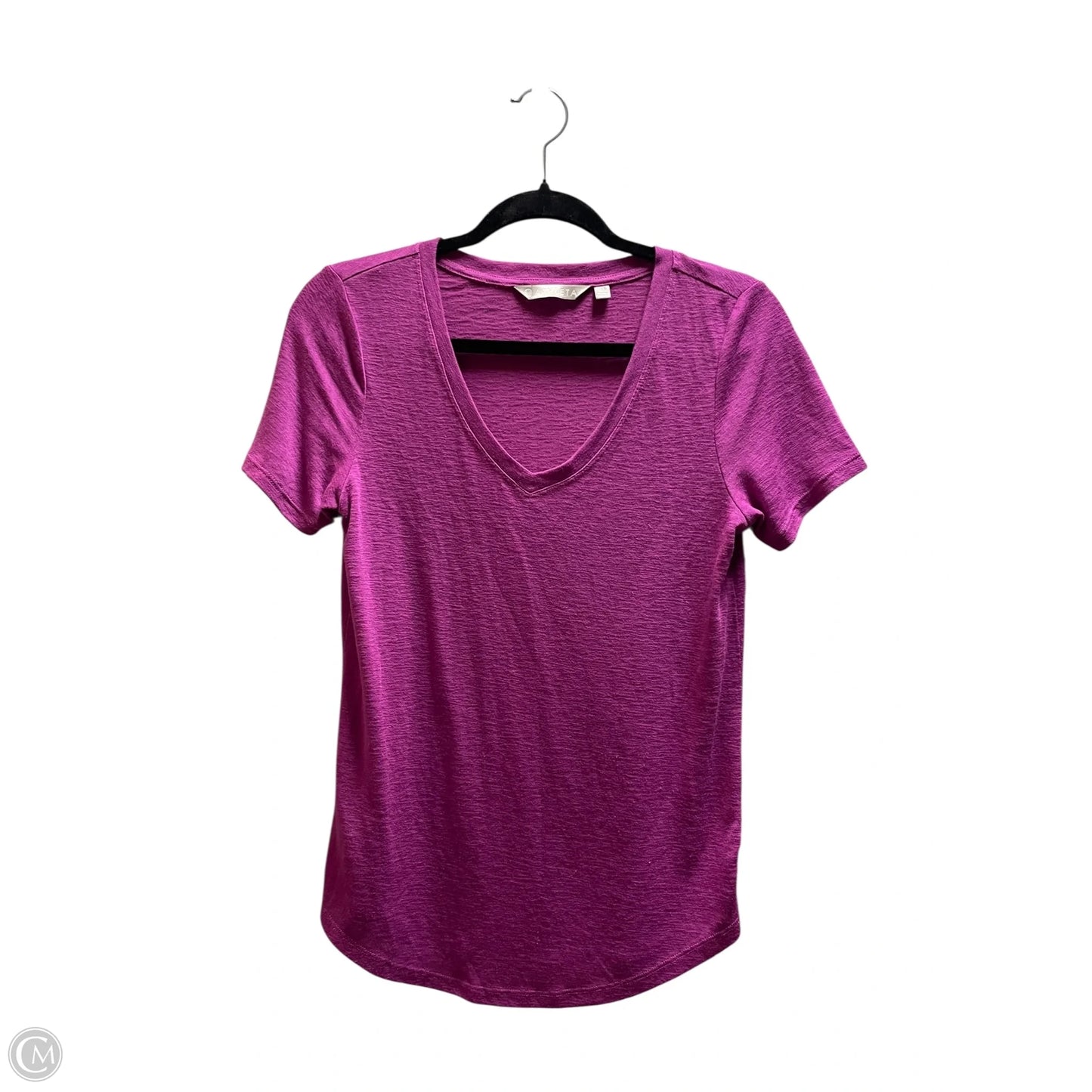 Top Short Sleeve By Athleta In Purple, Size: Xs