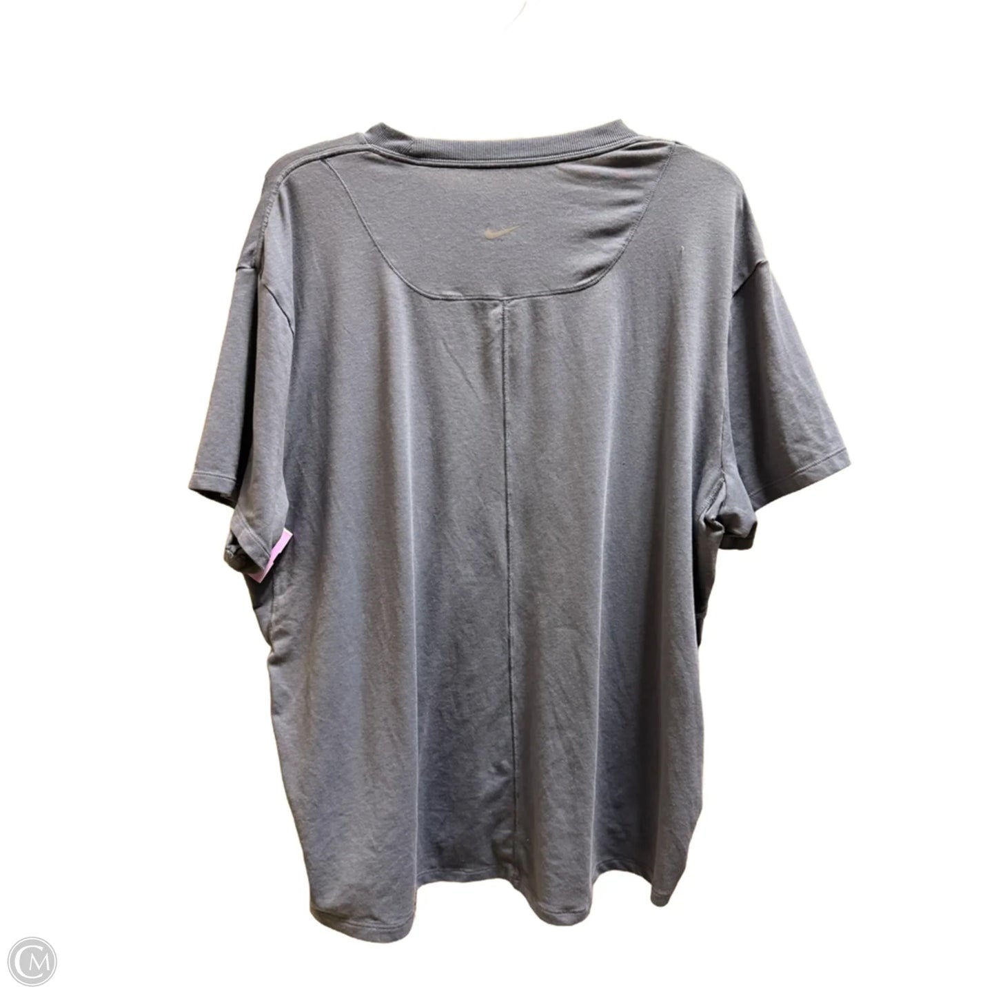 Top Short Sleeve By Nike Apparel In Blue, Size: L