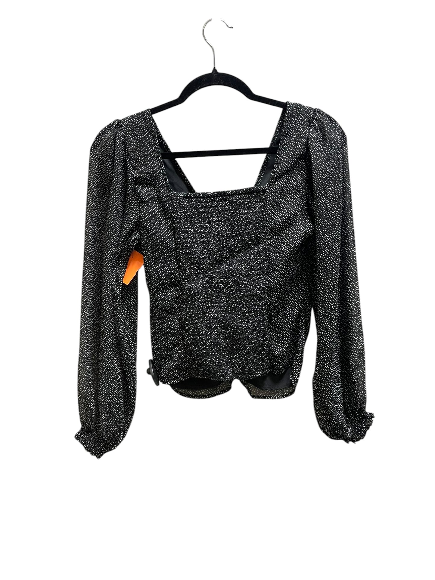 Top Long Sleeve By Abercrombie And Fitch In Black, Size: S