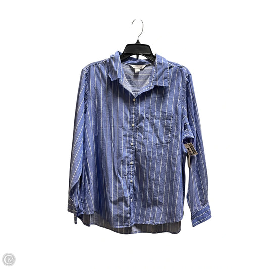 Top Long Sleeve By Old Navy In Blue, Size: Xl