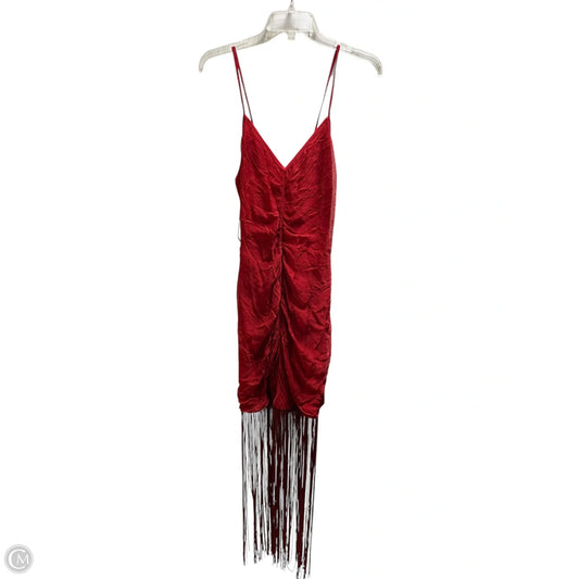Dress Casual Short By Clothes Mentor In Red, Size: L