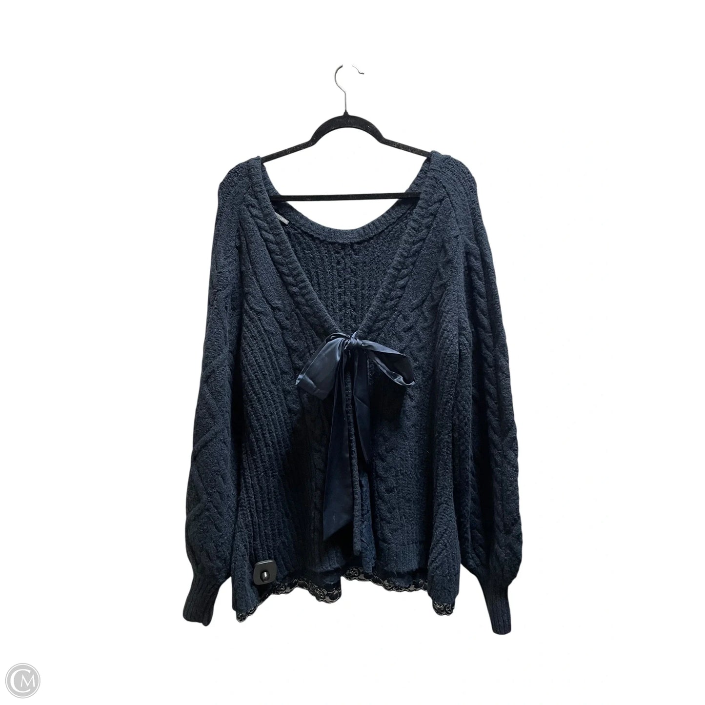 Sweater By Anthropologie In Blue, Size: L