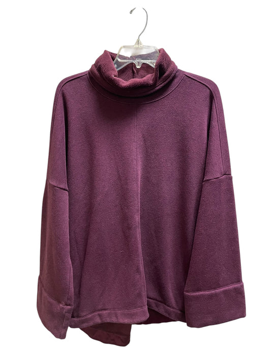 Sweatshirt Collar By Athleta In Purple, Size: M