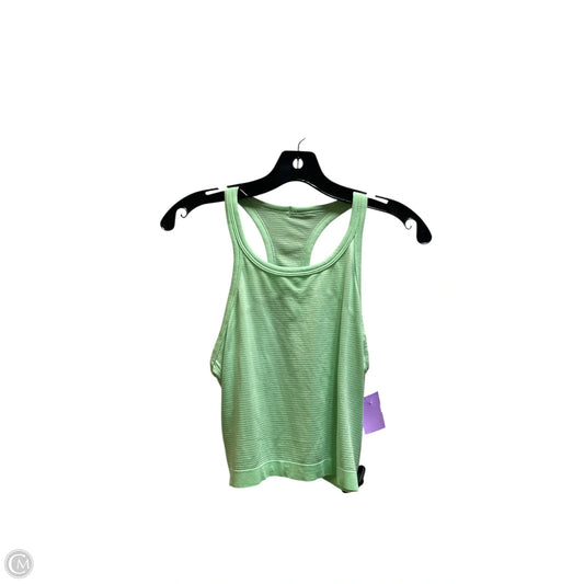 Athletic Tank Top By Lululemon In Green, Size: 8