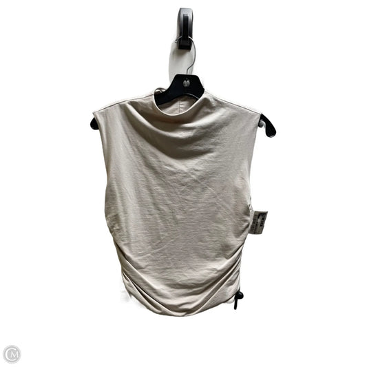 Top Sleeveless By Abercrombie And Fitch In Tan, Size: S