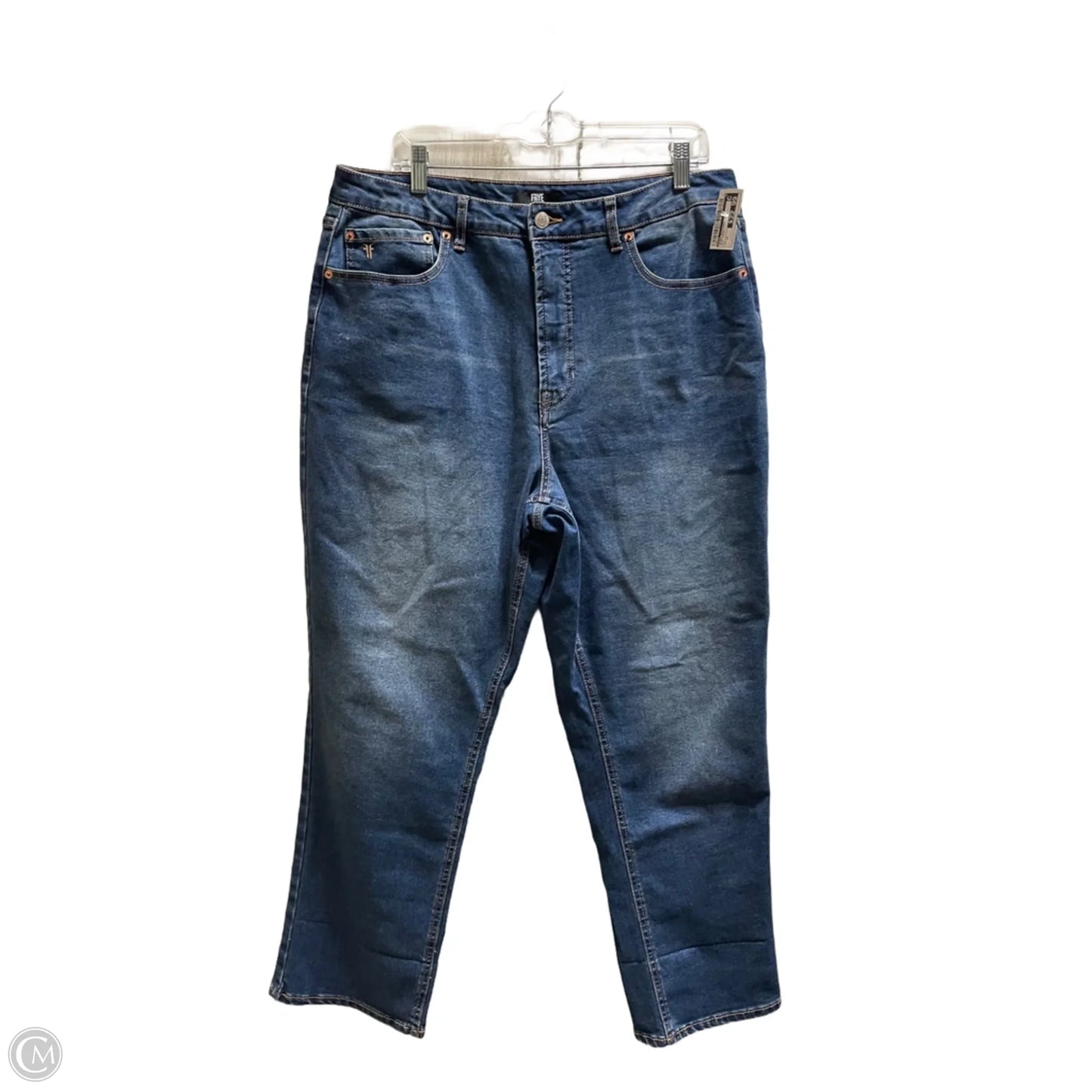 Jeans Designer By Frye In Blue Denim, Size: 14