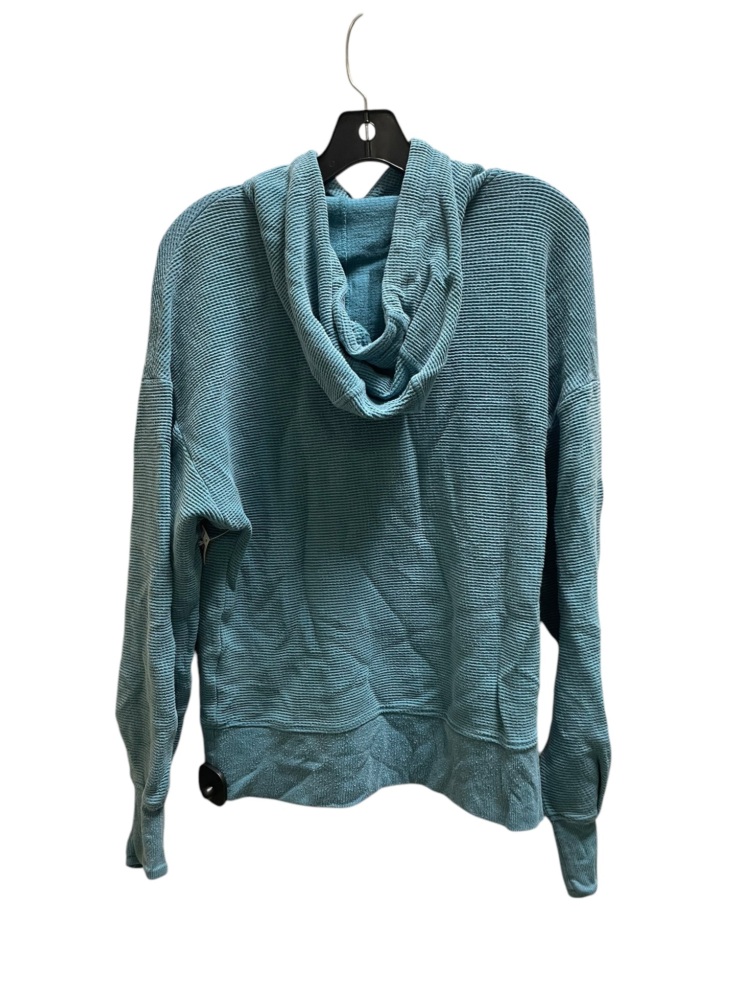 Sweatshirt Hoodie By Athleta In Blue, Size: M