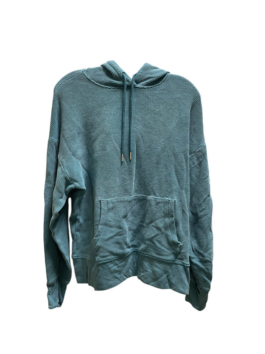 Sweatshirt Hoodie By Athleta In Blue, Size: M