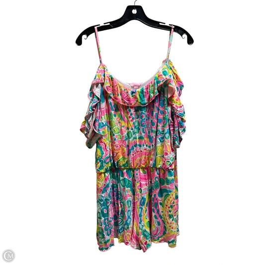 Romper Designer By Lilly Pulitzer In Multi-colored, Size: L