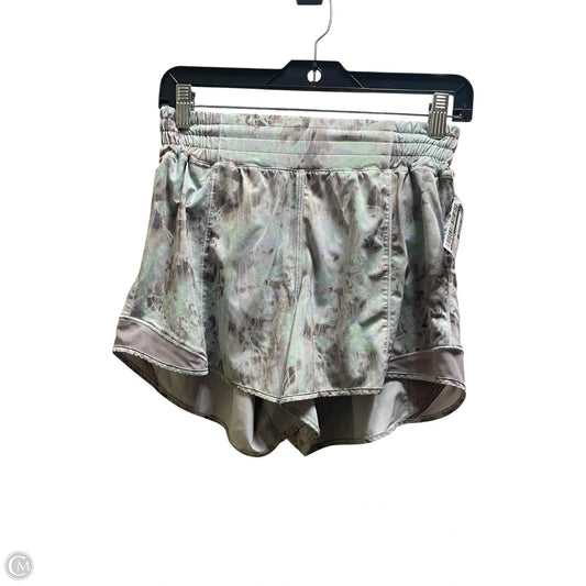 Athletic Shorts By Lululemon In Green, Size: 6