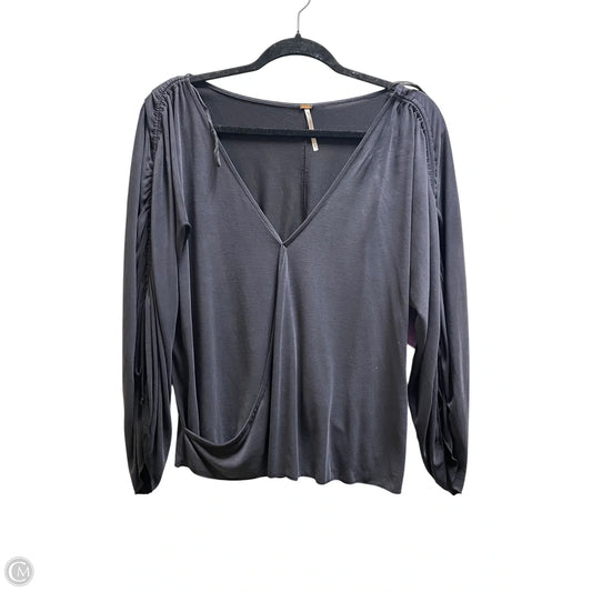 Top Short Sleeve By Free People In Grey, Size: Xs