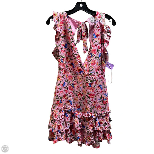 Dress Casual Short By Hello Molly In Pink, Size: M