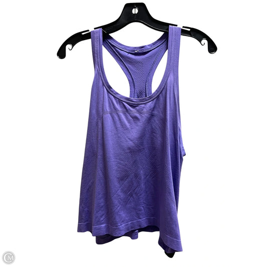 Athletic Tank Top By Lululemon In Purple, Size: 10