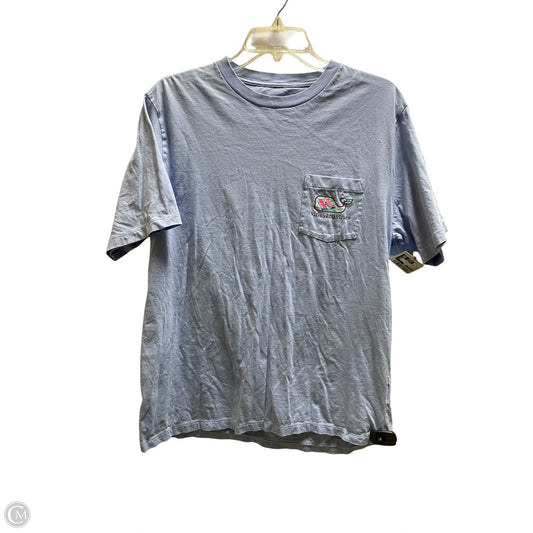 Top Short Sleeve By Vineyard Vines In Blue, Size: L