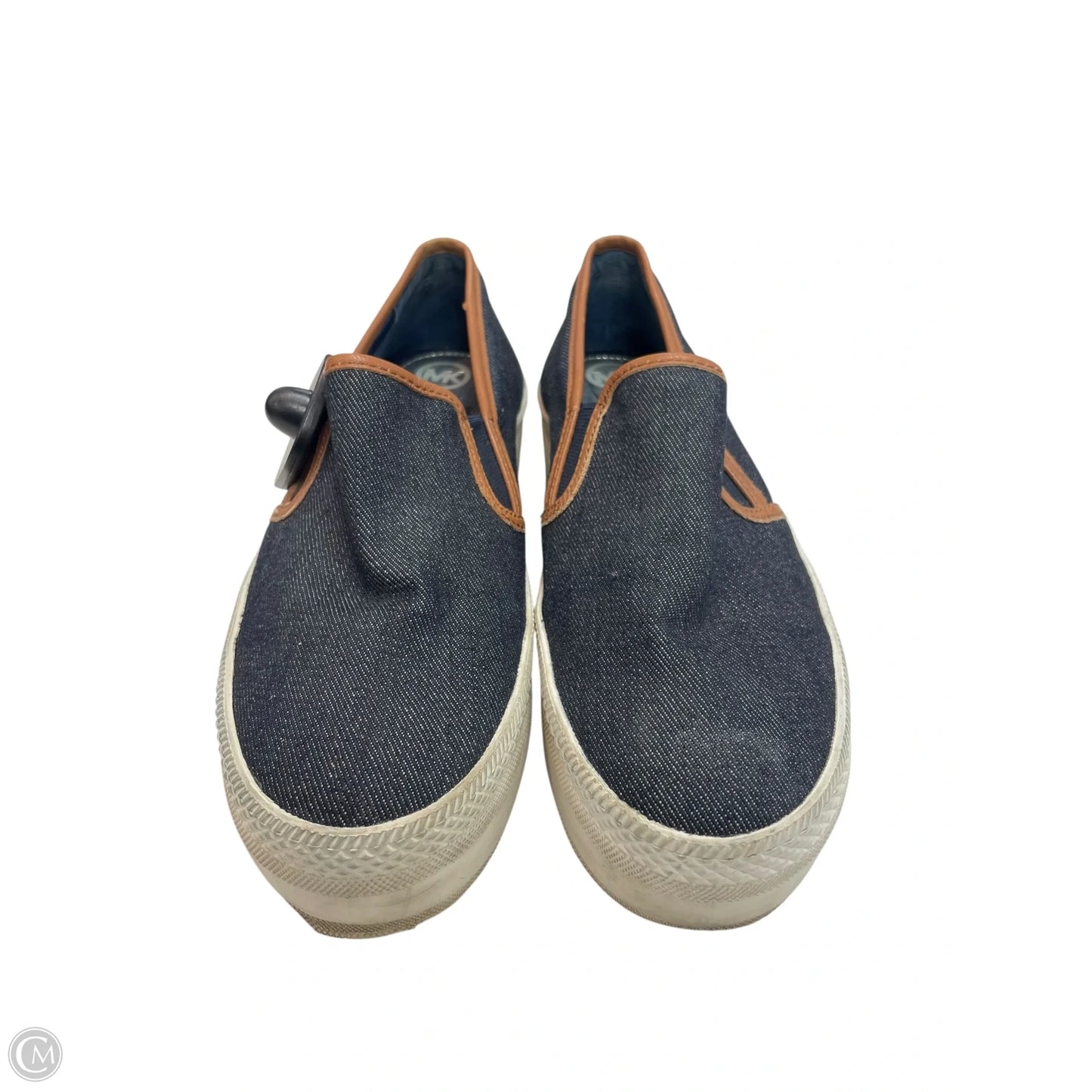 Shoes Sneakers Platform By Michael By Michael Kors In Blue Denim, Size: 7