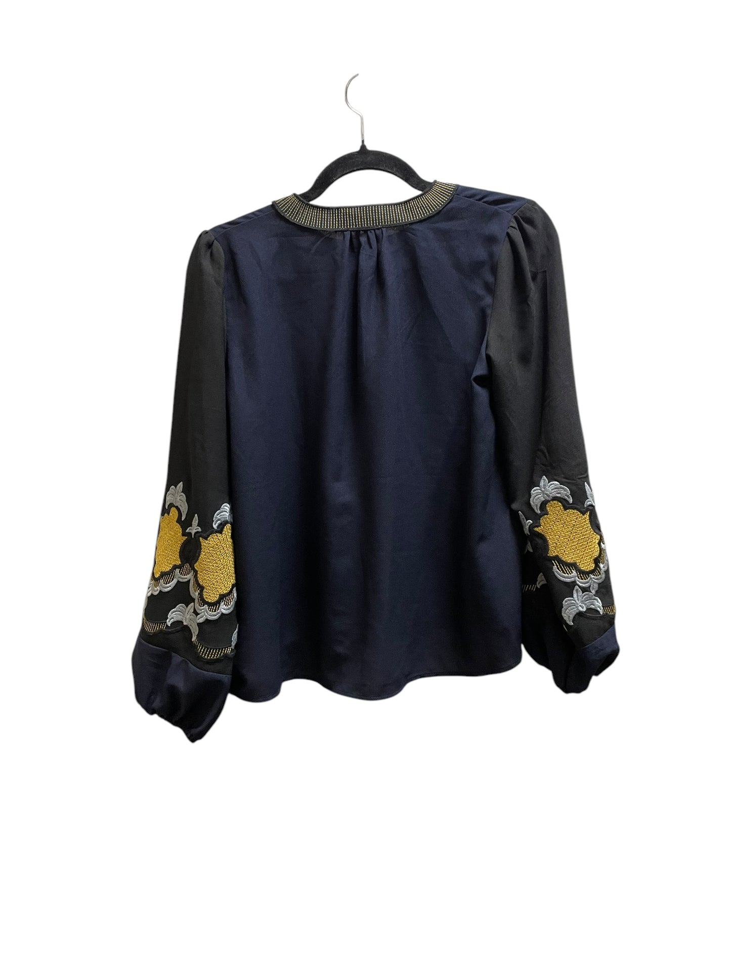 Top Long Sleeve By Clothes Mentor In Navy, Size: S