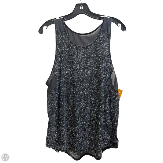 Athletic Tank Top By Lululemon In Black, Size: L