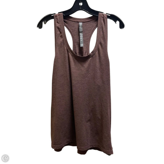 Top Sleeveless By Vuori In Maroon, Size: Xl