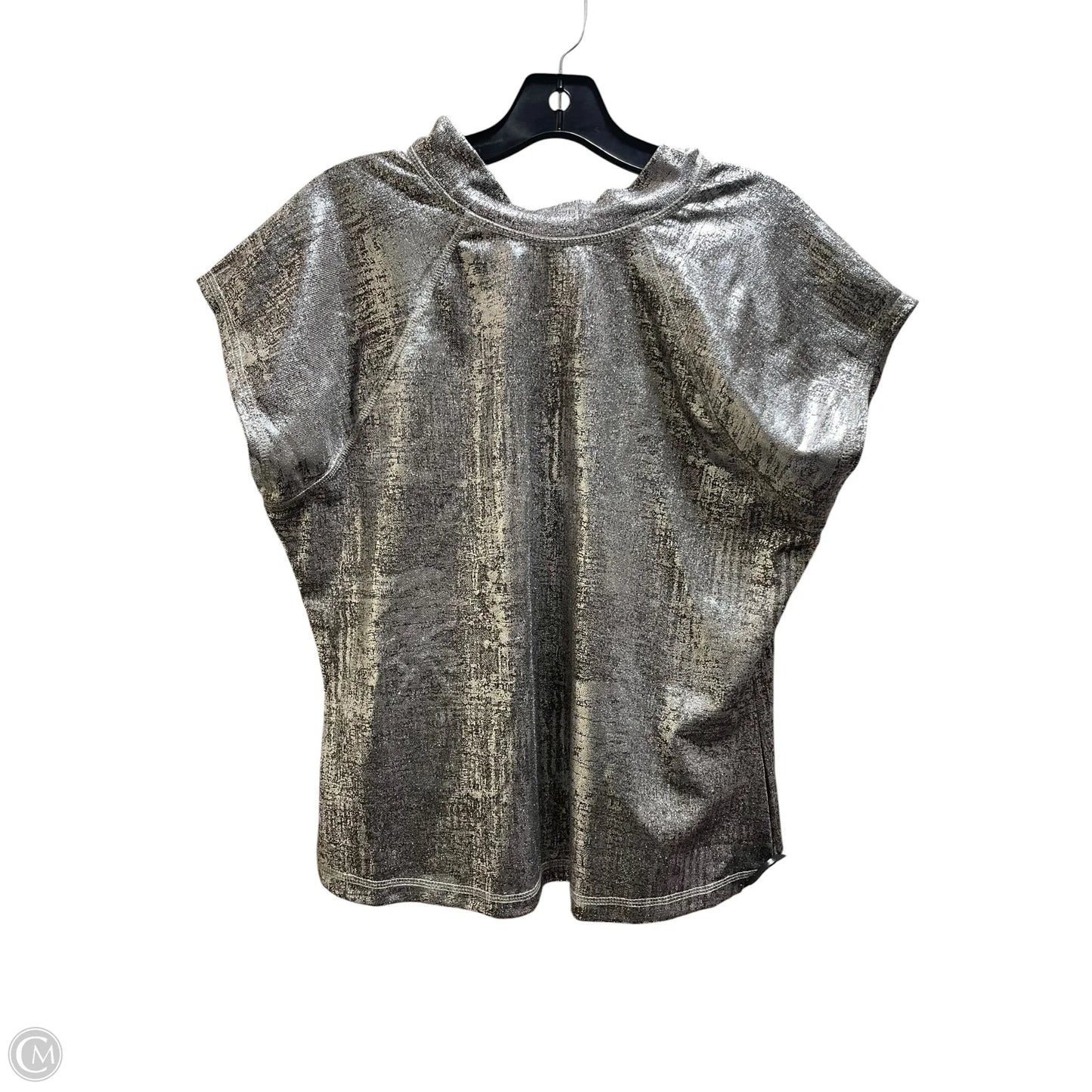 Top Sleeveless By Pilcro In Silver, Size: L