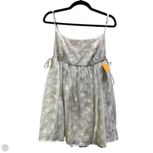 Dress Casual Short By Clothes Mentor In Tan, Size: L
