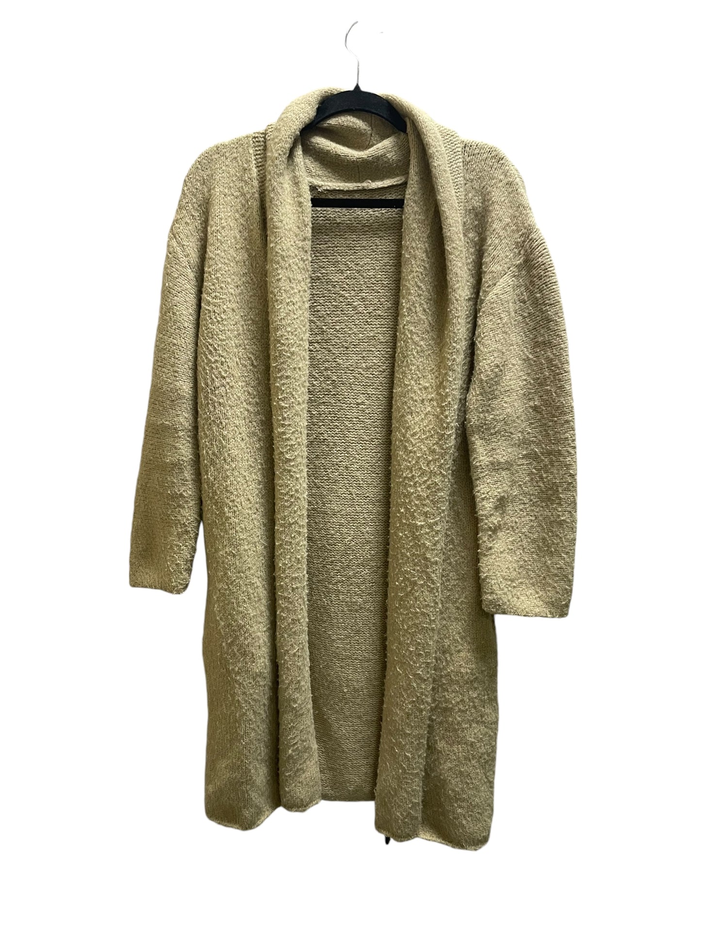 Cardigan By Clothes Mentor In Tan, Size: M