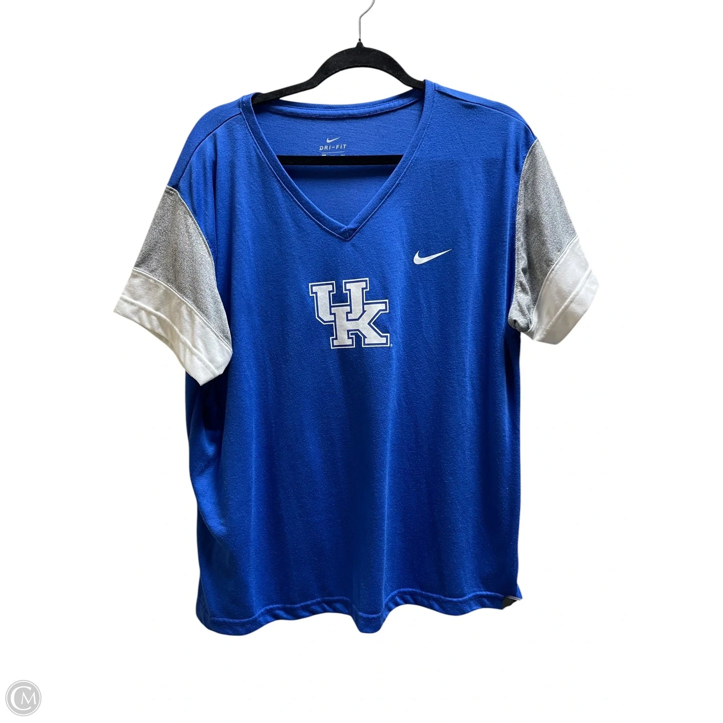 Top Short Sleeve By Nike Apparel In Blue, Size: 2x