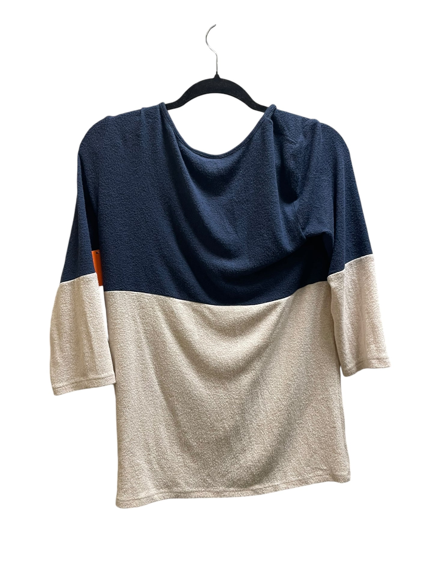 Top Long Sleeve By Market & Spruce In Navy, Size: S