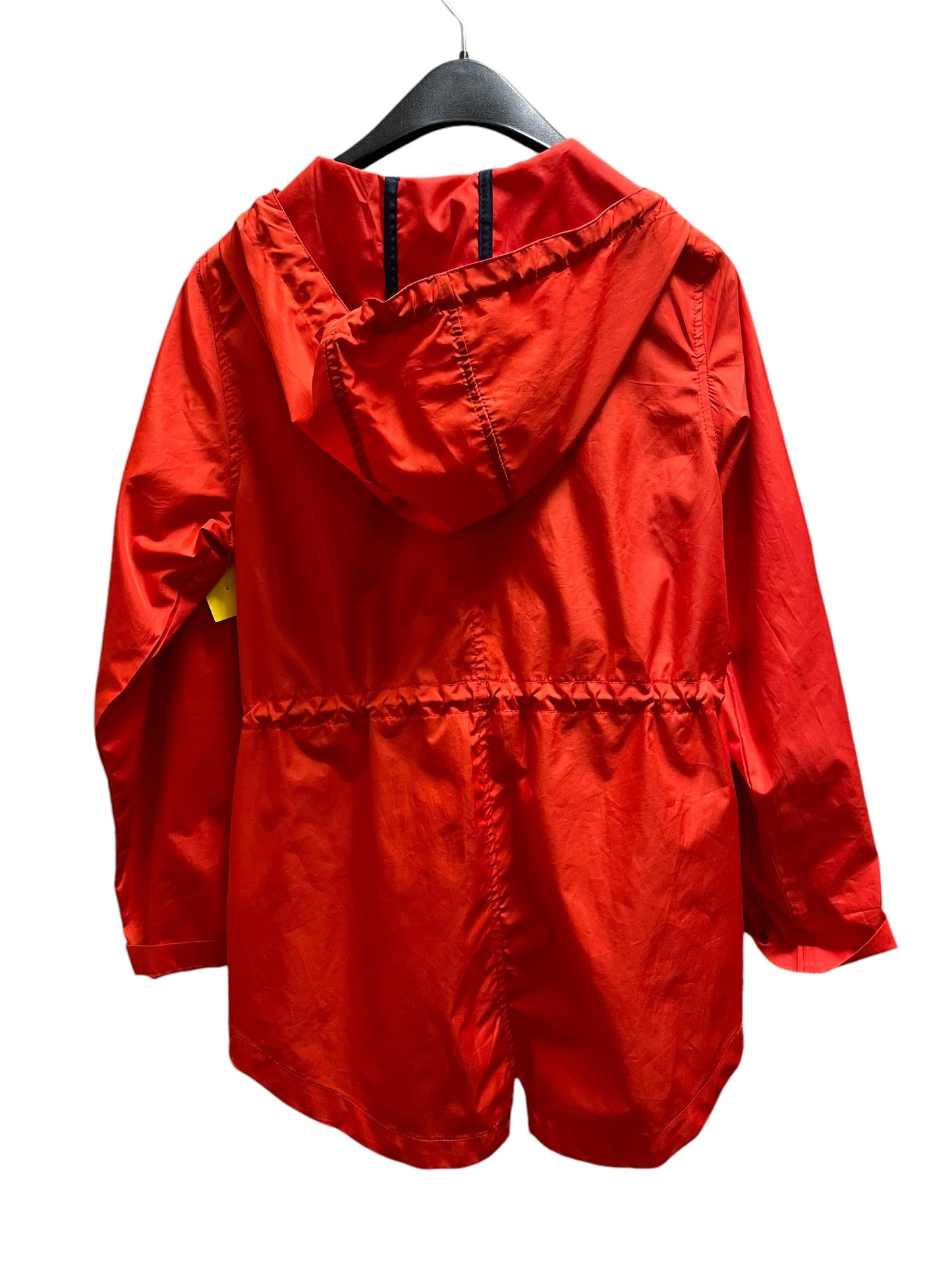 Jacket Windbreaker By Clothes Mentor In Orange, Size: S