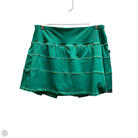 Athletic Skirt By Clothes Mentor In Green, Size: L