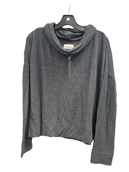 Sweatshirt Collar By Ugg In Grey, Size: L