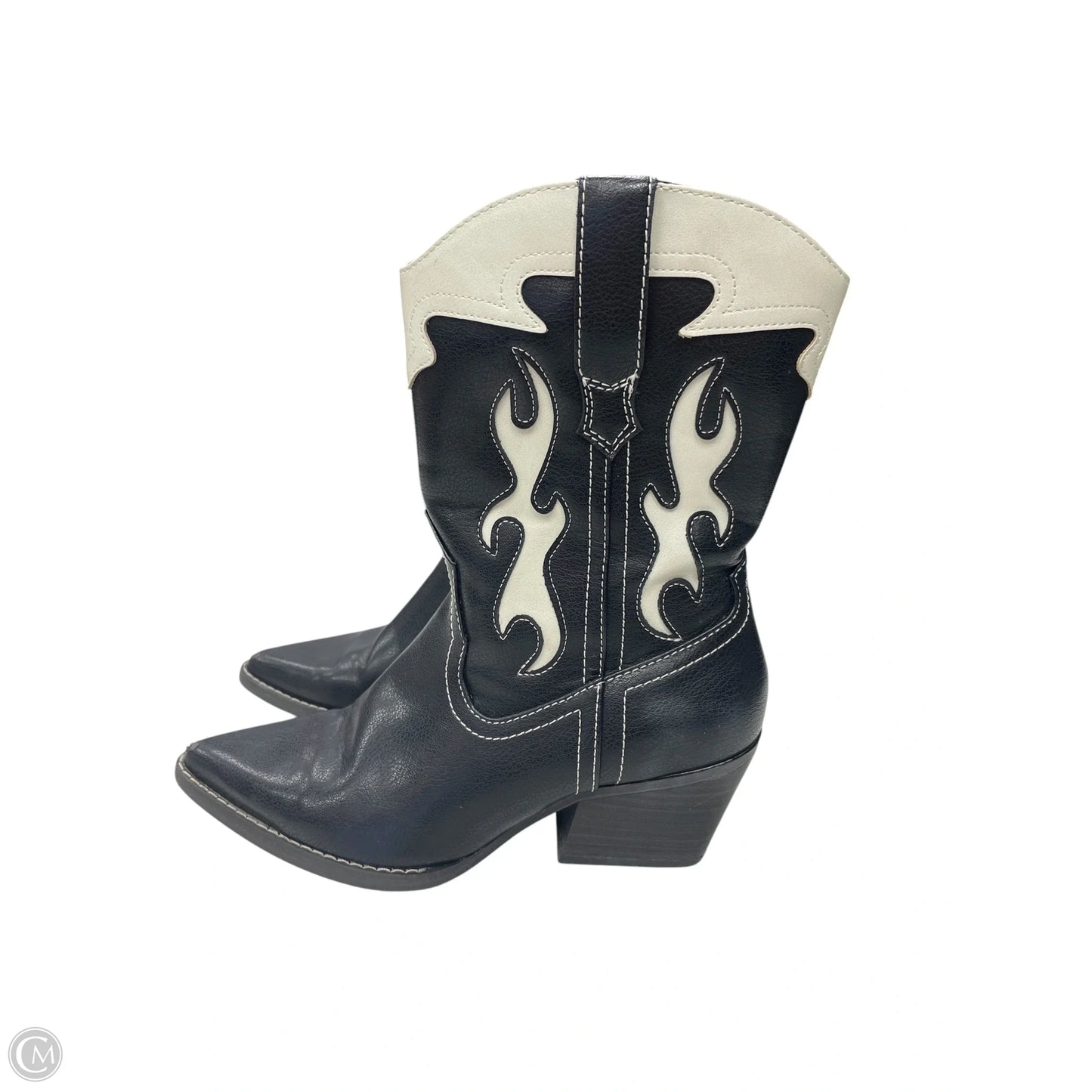 Boots Western By Universal Thread In Black, Size: 6