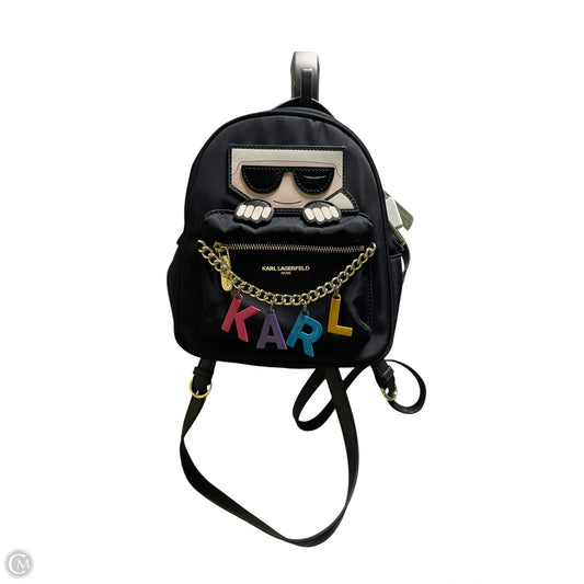 Backpack Designer By Karl Lagerfeld, Size: Small