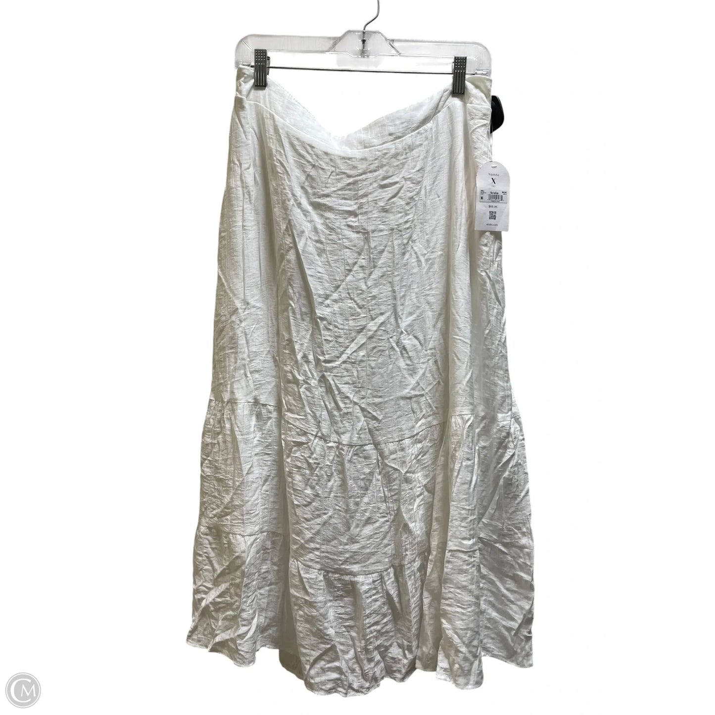 Skirt Maxi By Arula In White, Size: Xl