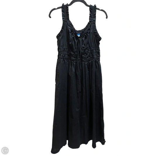 Dress Casual Midi By Old Navy In Black, Size: M
