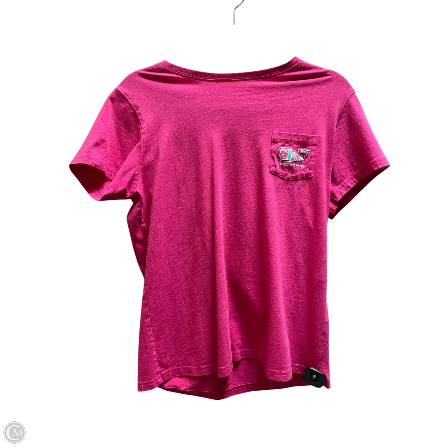 Top Short Sleeve By Vine & Love In Pink, Size: M