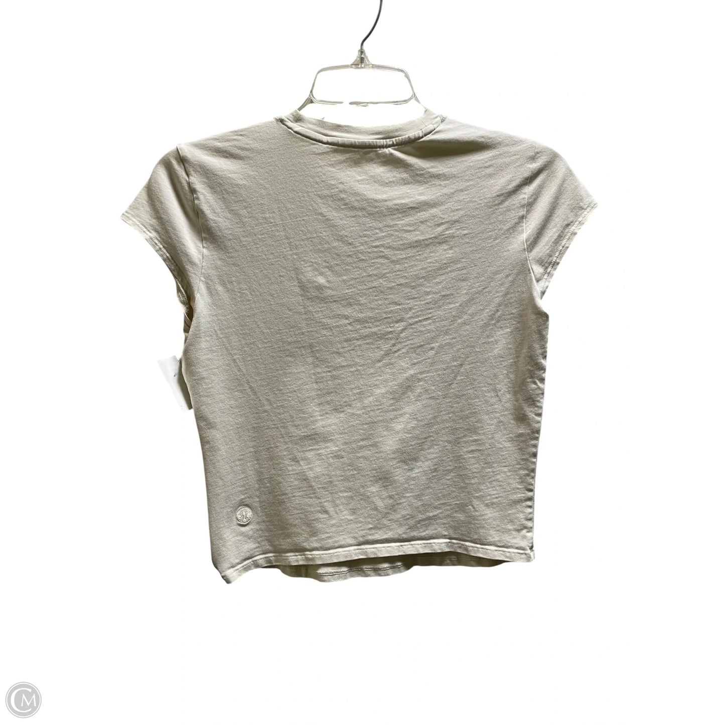 Top Short Sleeve By Lululemon In Grey, Size: S