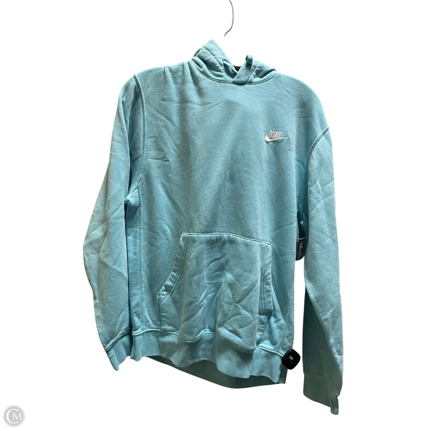 Athletic Sweatshirt Hoodie By Nike Apparel In Blue, Size: S