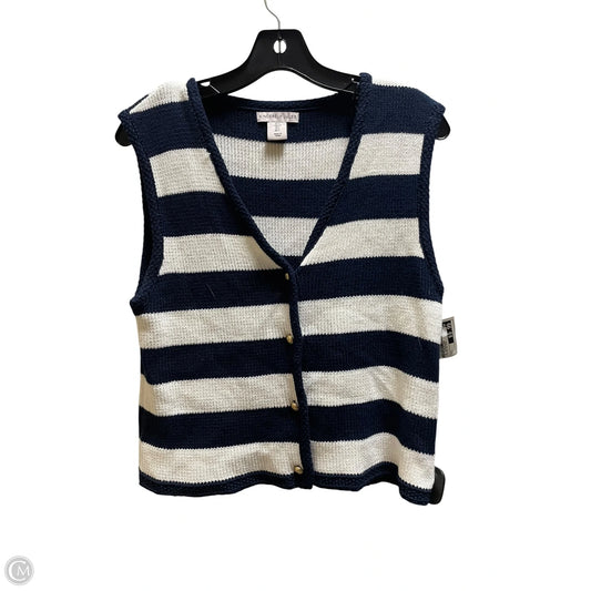 Top Sleeveless By Sincerely Jules In Striped Pattern, Size: L