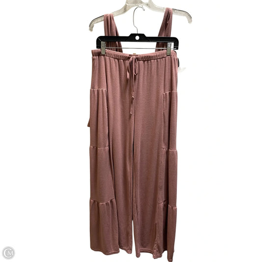 Pants Set 2pc By Listicle In Pink, Size: L