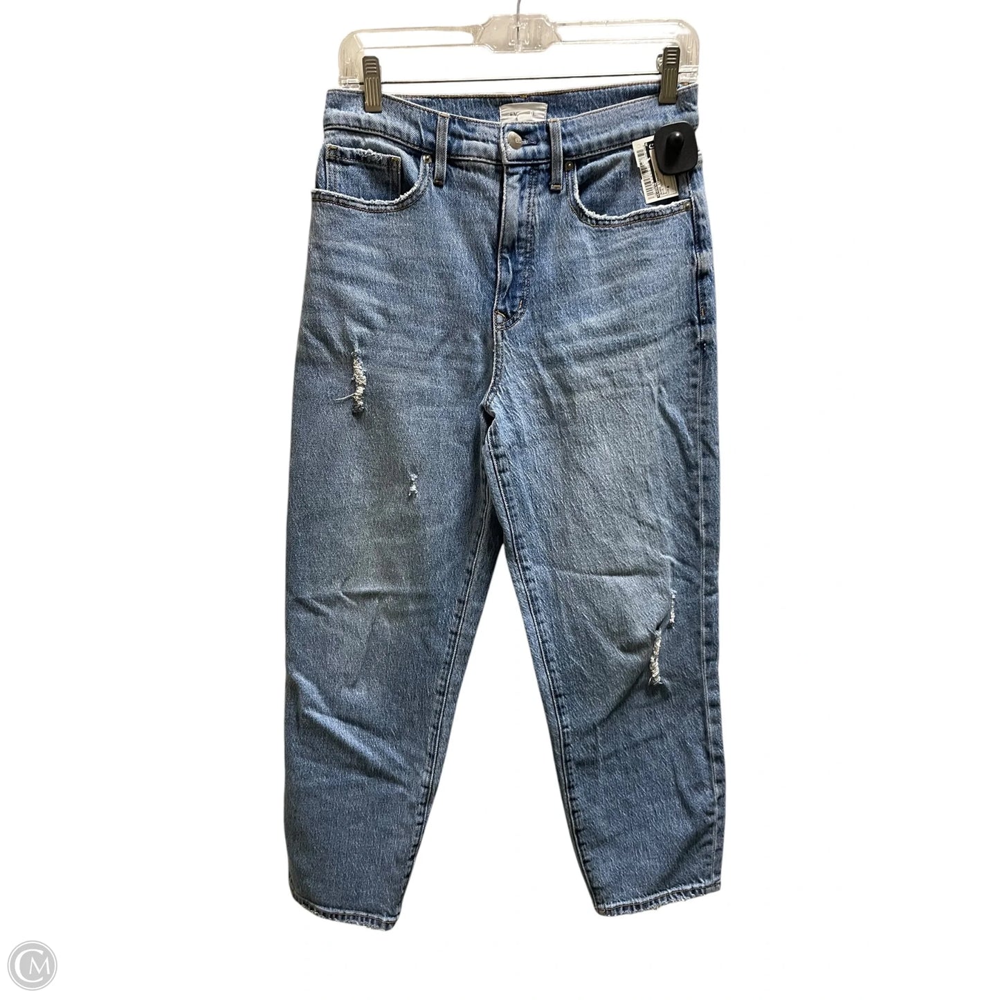 Jeans Straight By Evereve In Blue Denim, Size: 6