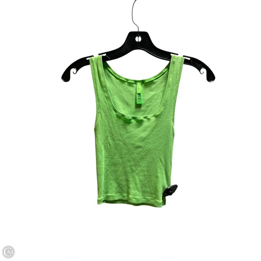Top Sleeveless By Skims In Green, Size: S