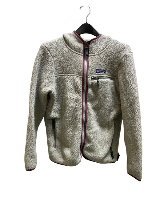 Jacket Fleece By Patagonia In Grey, Size: S